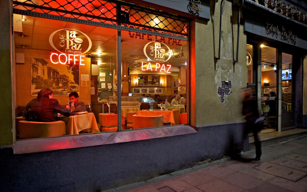 kavárna La Paz